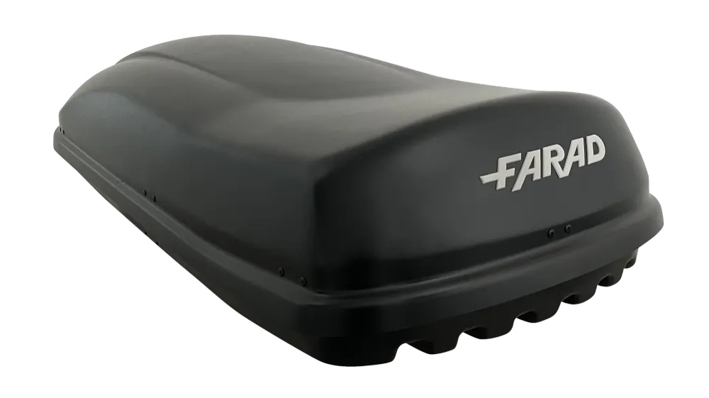 Box Da Tetto Farad Marlin Nero Goffrato 400L 1-92531 N/8