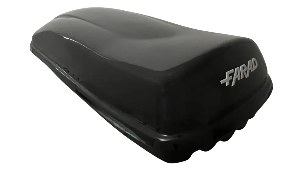 Box Da Tetto Farad Marlin Nero Lucido 680L 1-9531 N/7