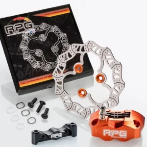 Brake kit rear RPG Competition 200mm -nottolini disco arancione - vite M8