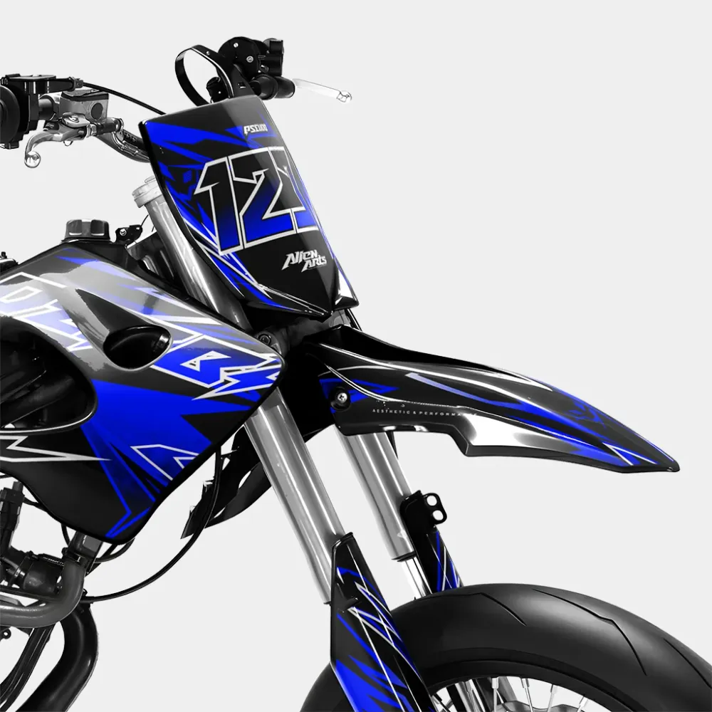 BRUME - Kit decorativo DERBI 50cc - Blu scuro