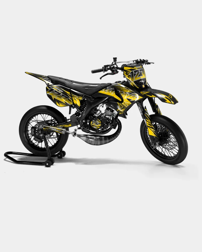 BRUME - Kit decorativo YAMAHA DT 50cc - Giallo scuro