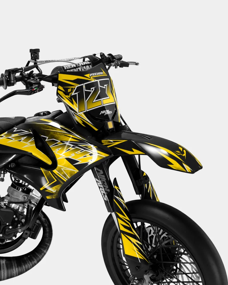 BRUME - Kit decorativo YAMAHA DT 50cc - Giallo scuro