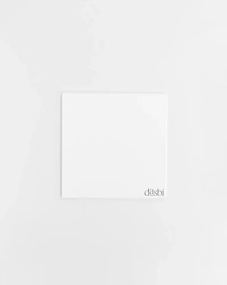 Cake board quadrato bianco da 3mm con bordo bianco 20cm