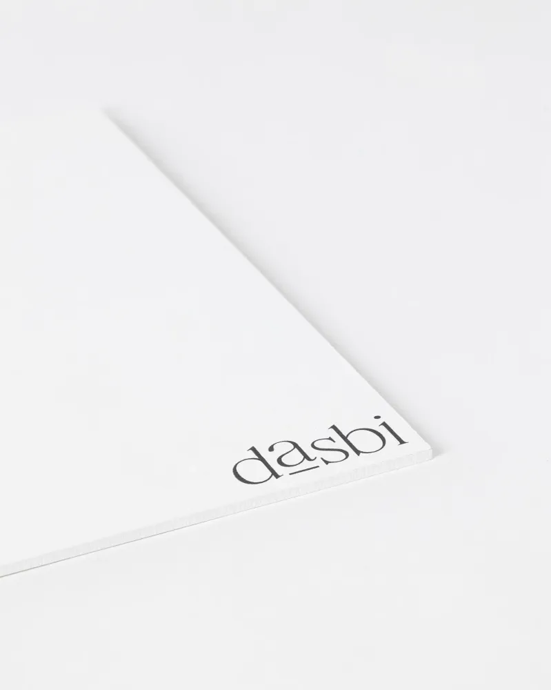 Cake board quadrato bianco da 3mm con bordo bianco 20cm