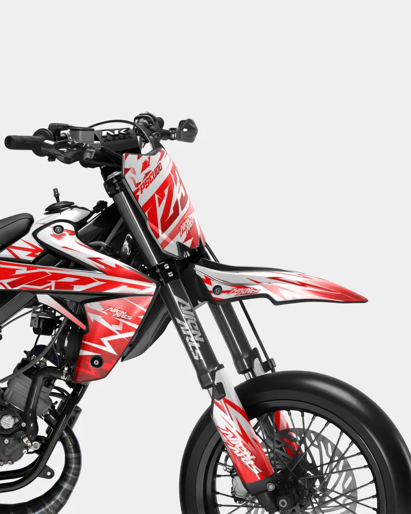 CALYPSO - Kit decorativo RIEJU 50cc - Rosso