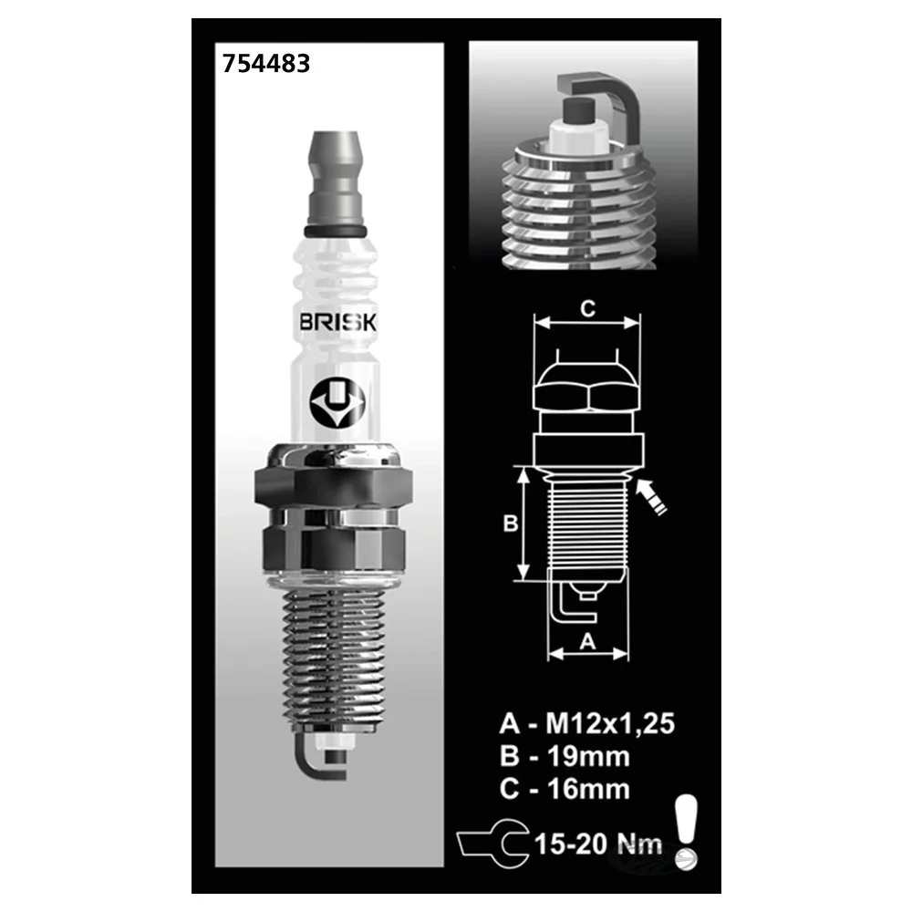 Candela di accensione Brisk BR15YC