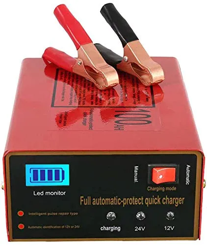 Caricatore di batteria al piombo per auto moto 10 12 V/24 V 140 W...