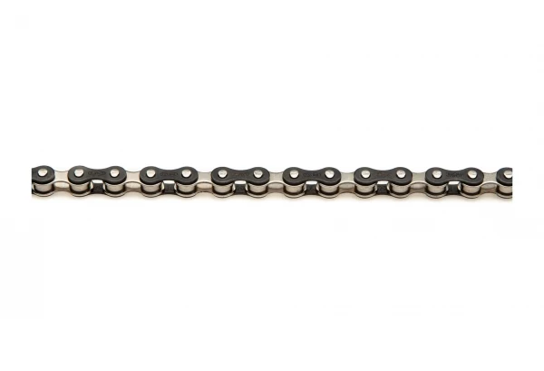 Catena Jet Black 1/2 x 1/8 di pollice - argento