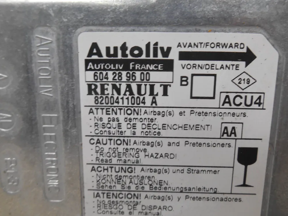 Centralina Airbag Renault Megane II SW 2005 8200411004A No Crash