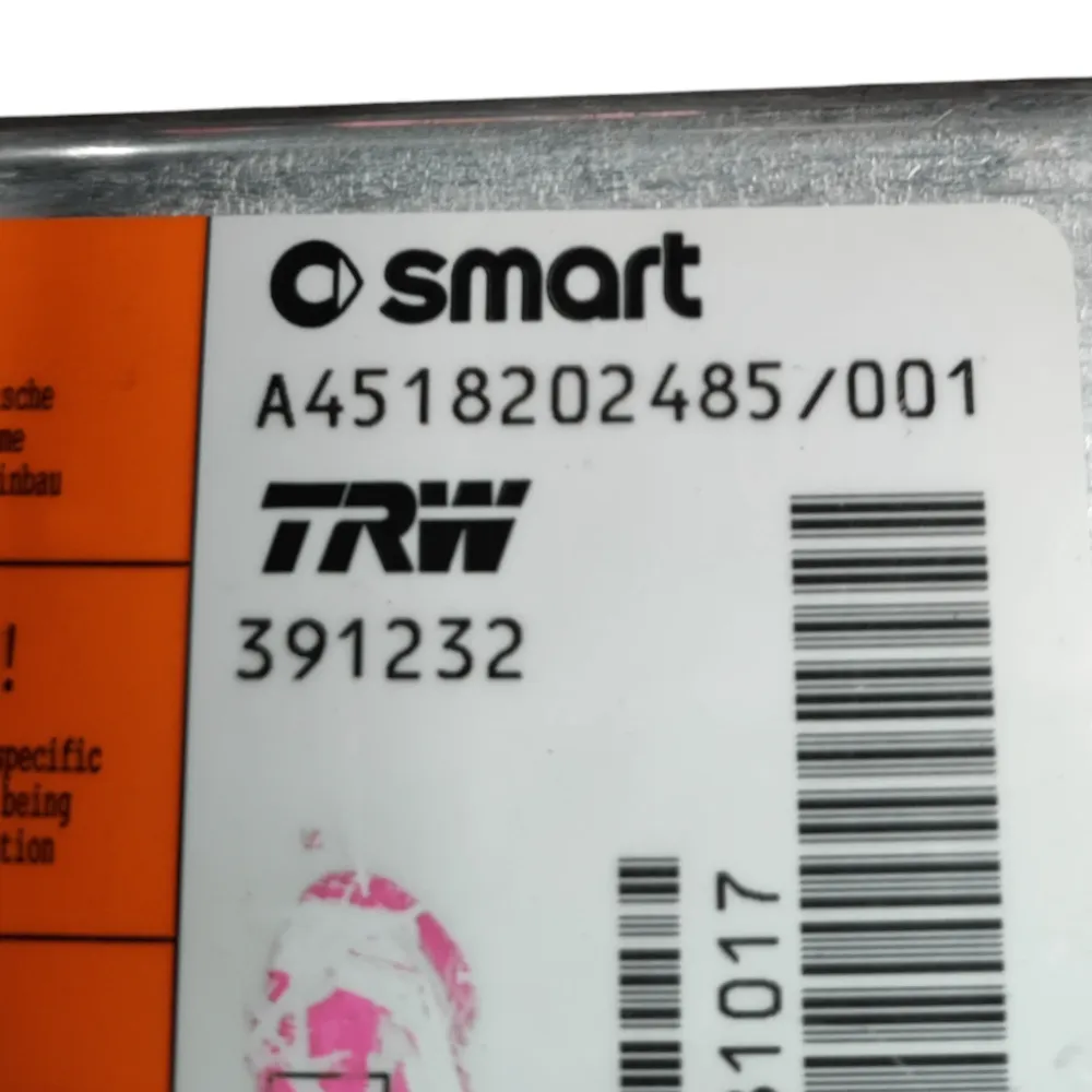 Centralina Airbag Smart Fortwo COD: A4518202485001 (2007-2015)