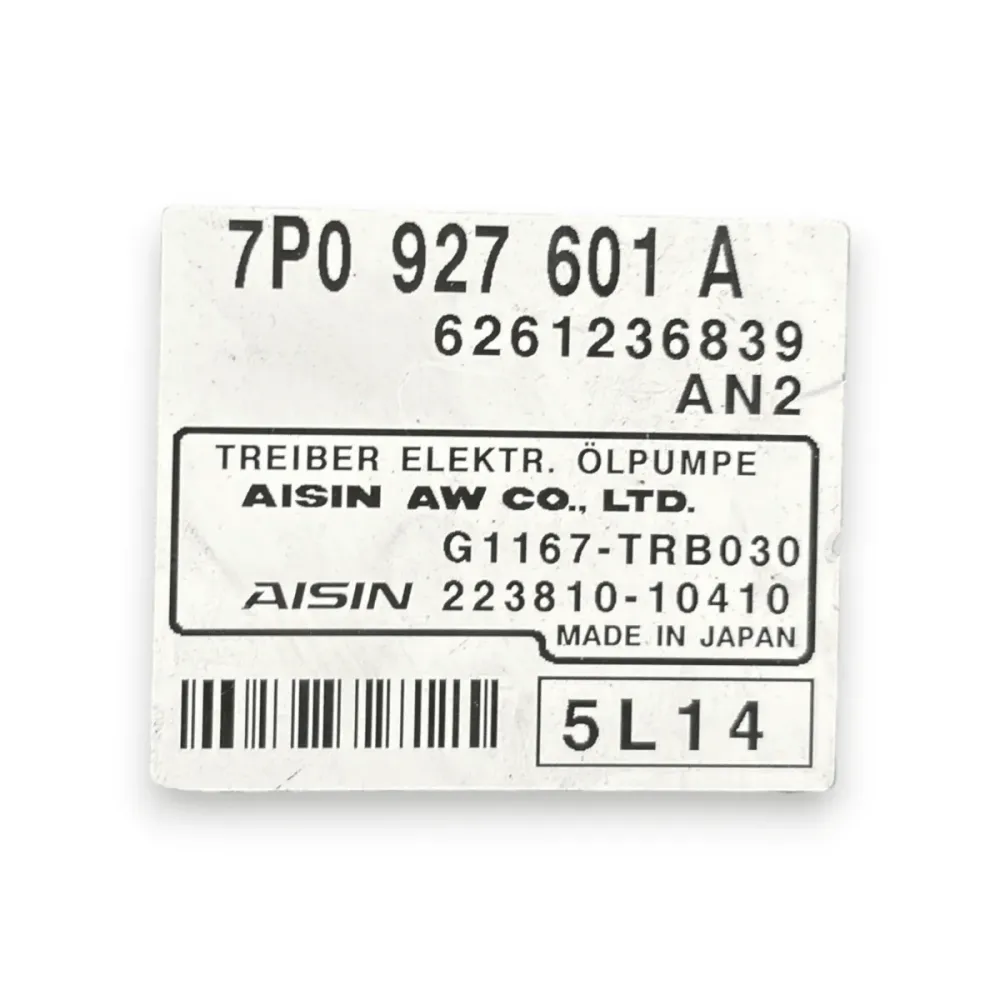 Centralina pompa olio volkswagen touareg 5.0 diesel cod:7P0927601a (2002-2010)