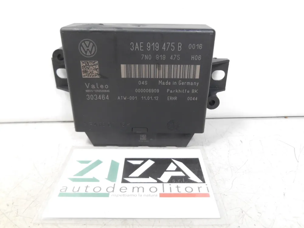 Centralina Sensori di Parcheggio VW Passat B7 2012 3AE919475B