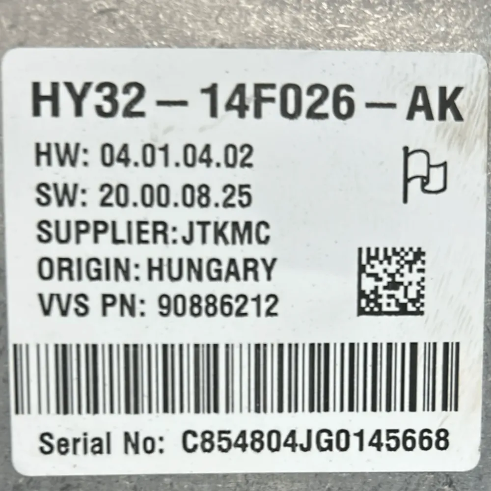 Centralina telecamera Range Rover Velar (2017 >) cod:HY32-14F026-AK