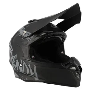 CGN515452 Casco cross Trendy T-904 nero/grigio opaco XS