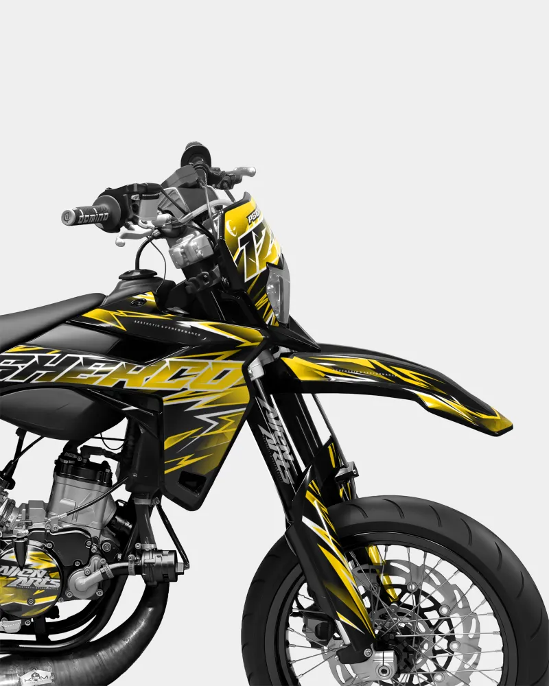 CIEL - Kit decorativo SHERCO 50cc - Giallo scuro