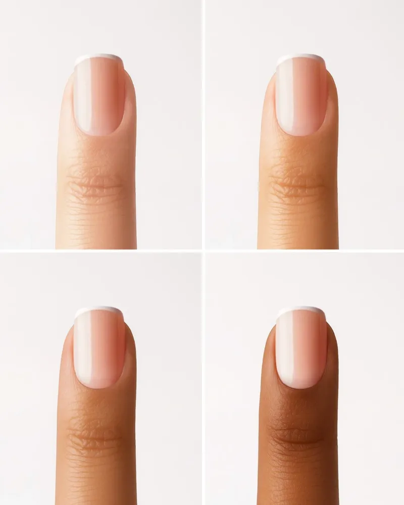 Classic French Extra Corte Quadrate Press Ons Soft Gel