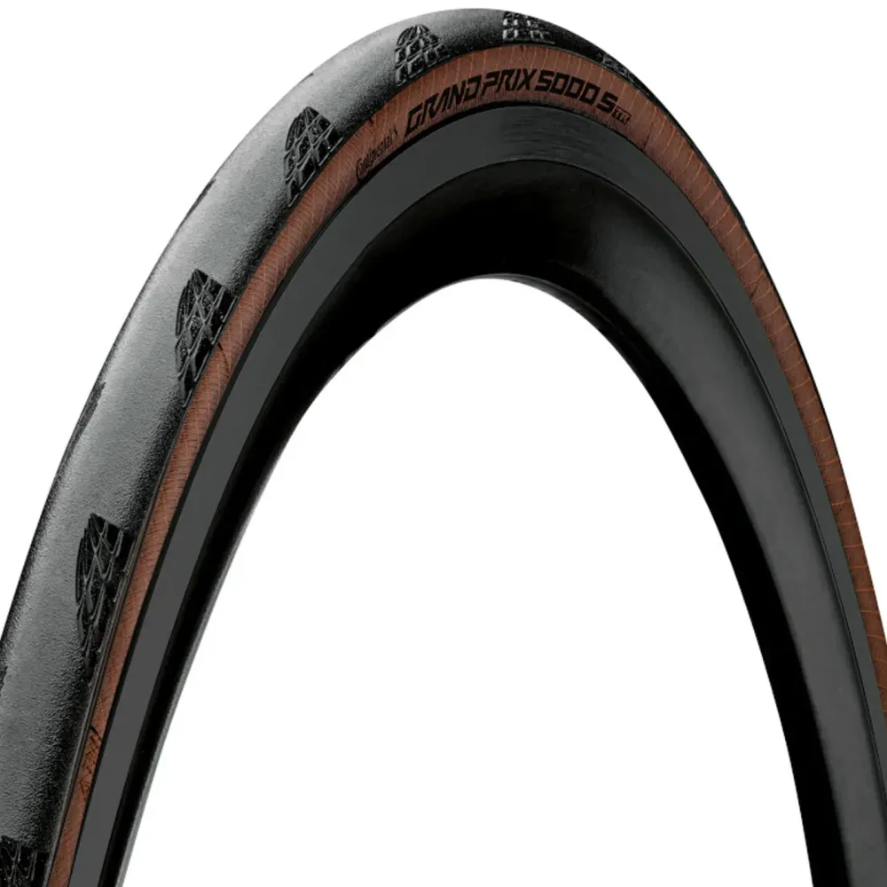 Copertone Continental Grand Prix 5000 S TR 25-622 (700x25c) Black-Transparent