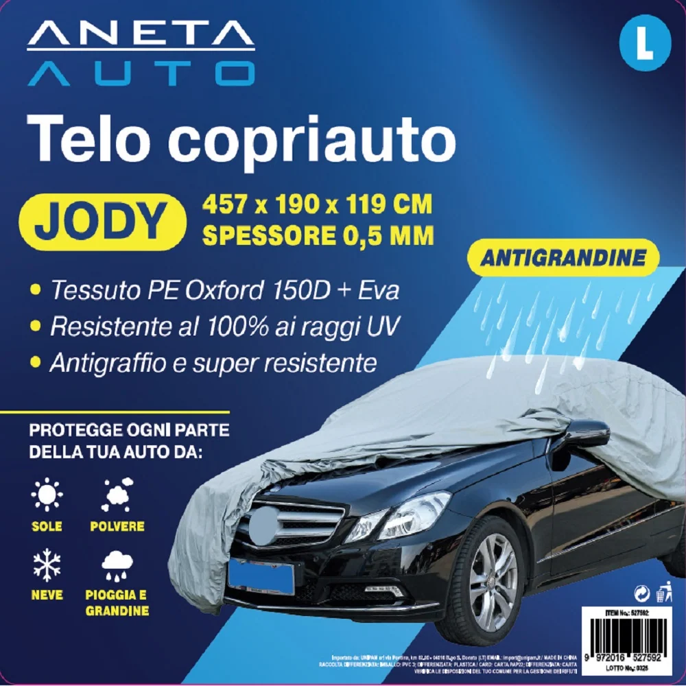Copriauto Jody Antigrandine 457x190x119