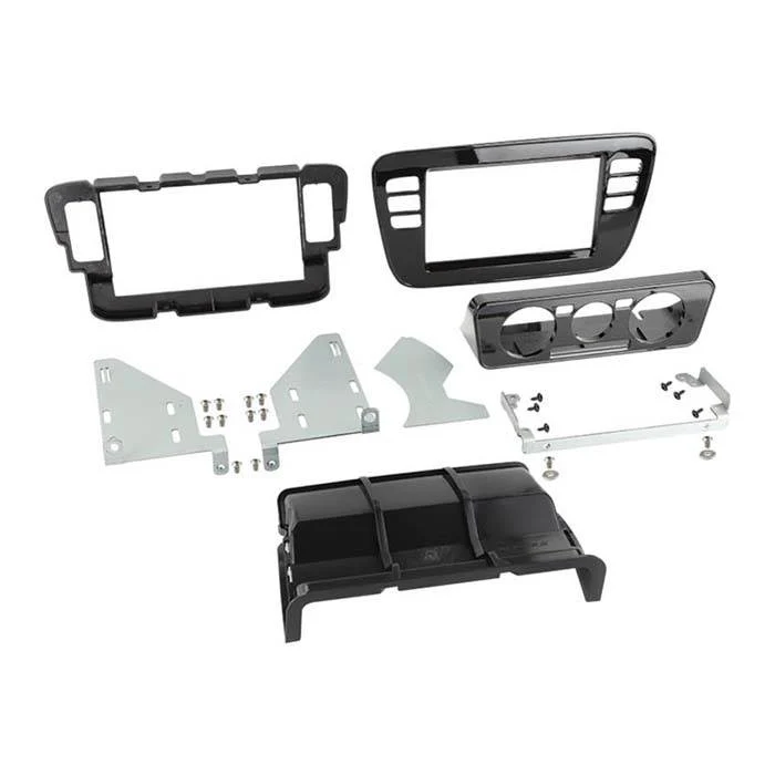 Cornice 2-DIN per Mii, Citigo e Up (Nero Lucido)