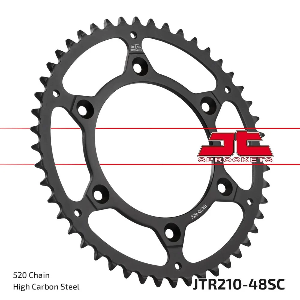 Corona JT acciaio 48 denti scaricata Beta RR 200 19-25