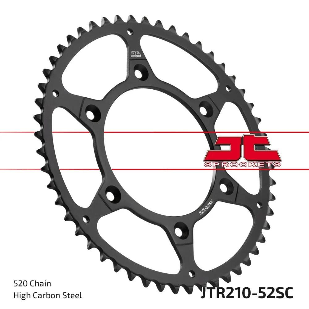 Corona JT acciaio 52 denti scaricata Beta RR 200 19-25