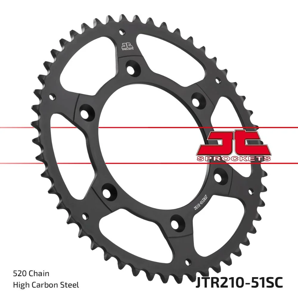 Corona JT acciaio 51 denti scaricata Beta XTRAINER 250 17-25