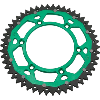 Corona ZF Dual 48 denti verde Kawasaki KXF 450 06-25