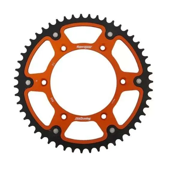 Corona stealth WRP 49 denti arancione Ktm SX 150 09-22