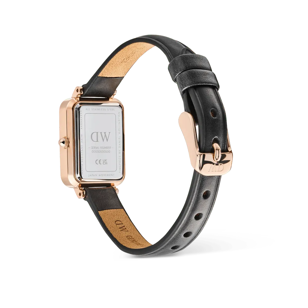 Quadro Roman Numerals Date Sheffield Rose Gold Daniel Wellington