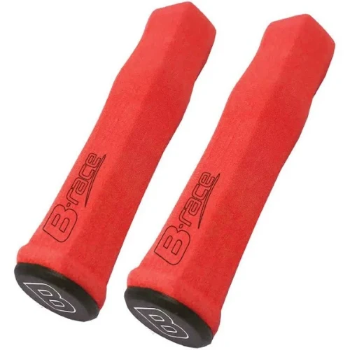 B-Race light red foam grips 127mm Default Vendor