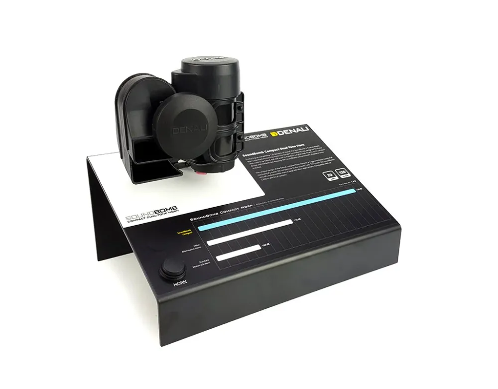 Display del rivenditore - SoundBomb Compact DENALI Electronics
