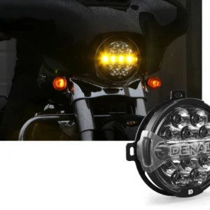Kit di aggiornamento faro LED D14 Destroyer per moto - Harley-Davidson Street Glide, '14-'23 DENALI Electronics