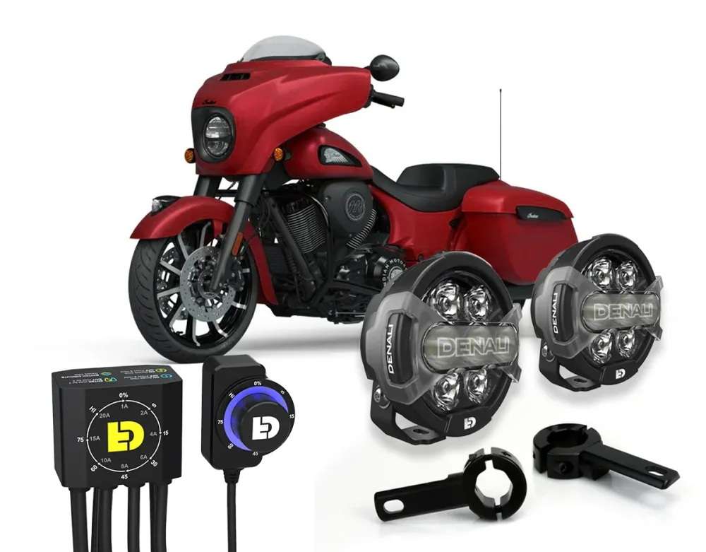 Pacchetto Illuminazione Premium D7 Pro - Indian Chieftain / Pursuit / Challenger DENALI ELECTRONICS