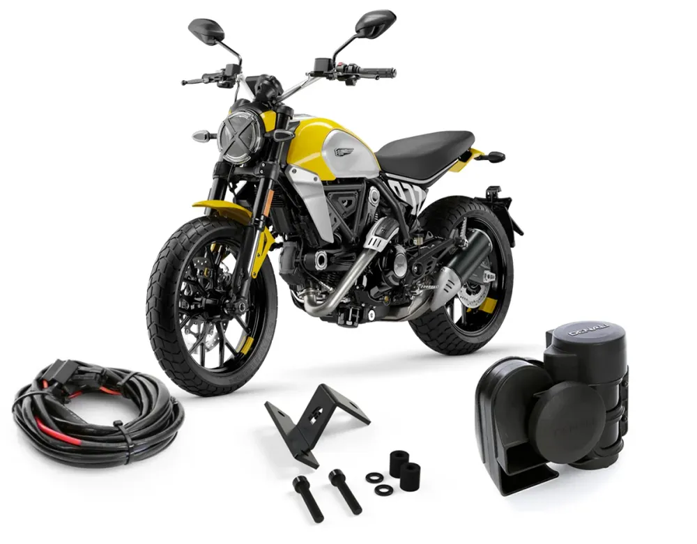 Pacchetto SoundBomb Horn - Ducati Scrambler 800 2015+ / 1100 2018-2024 DENALI ELECTRONICS