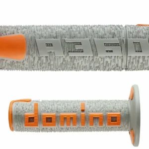 DOMINO COPPIA MANOPOLE GRIGIO/ARANCIO OFF-ROAD