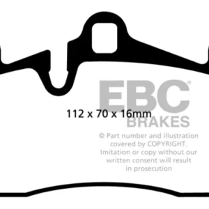 EBC 11-15 Audi Q7 3.0 Supercharged Ultimax2 Rear Brake Pads
