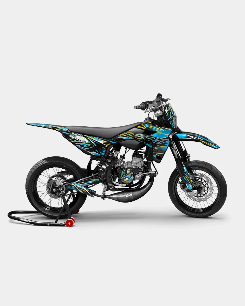 ECLAT - Kit decorativo SHERCO 50cc - Blu