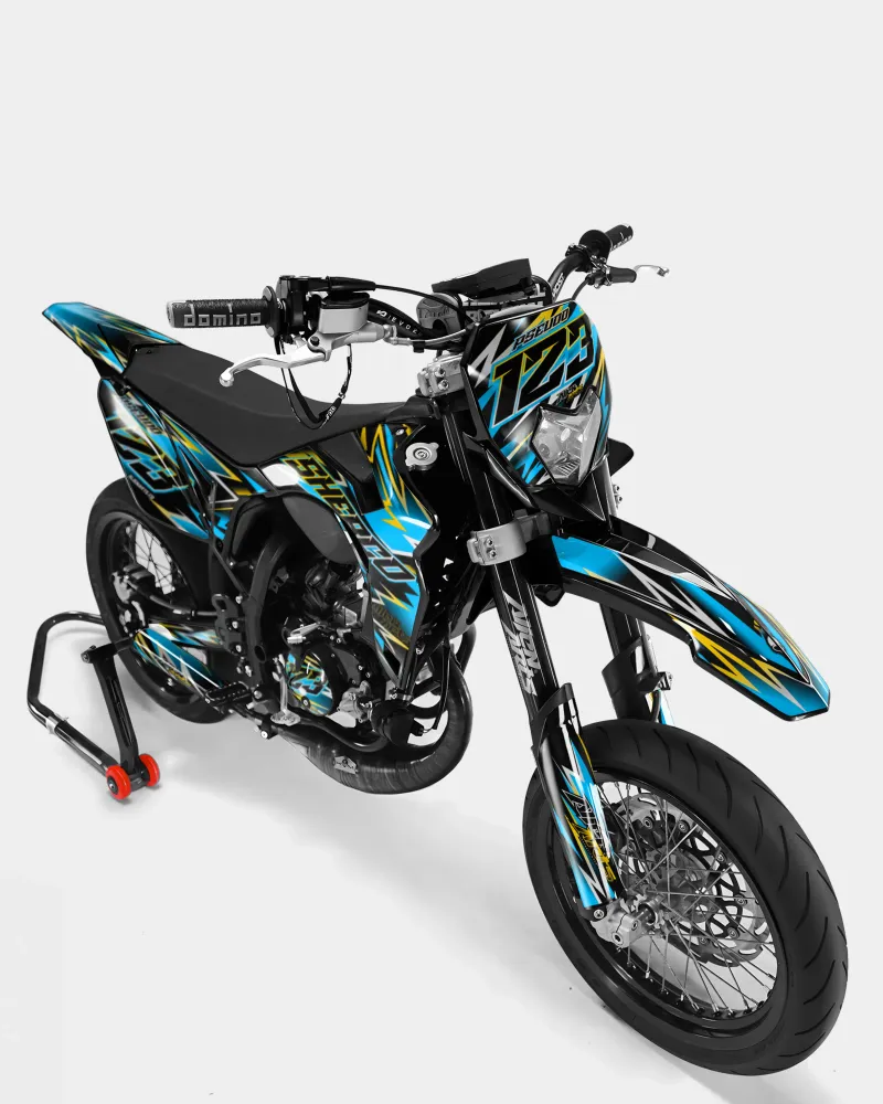 ECLAT - Kit decorativo SHERCO 50cc - Blu