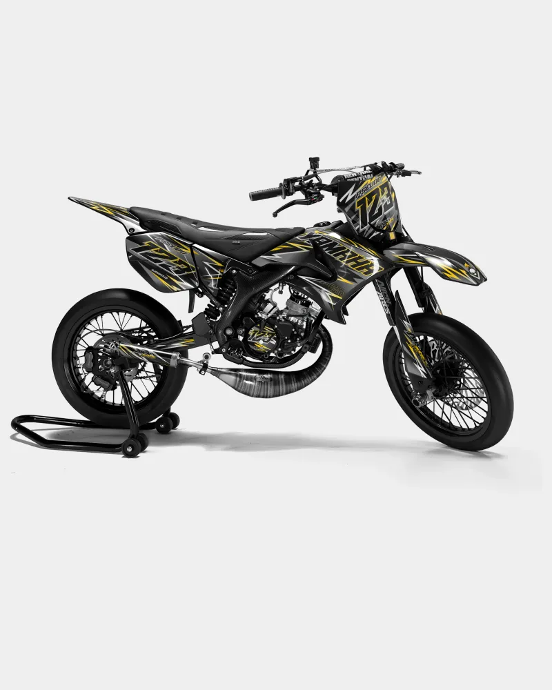 ECLAT - Kit decorativo YAMAHA DT 50cc - Grigio