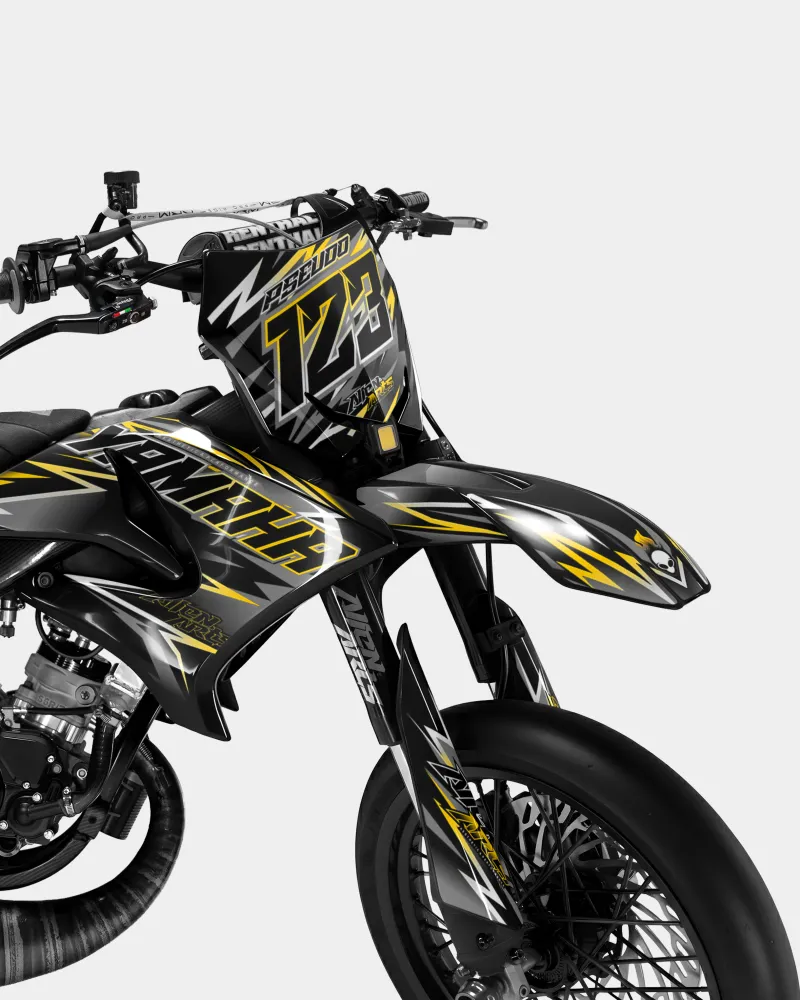 ECLAT - Kit decorativo YAMAHA DT 50cc - Grigio