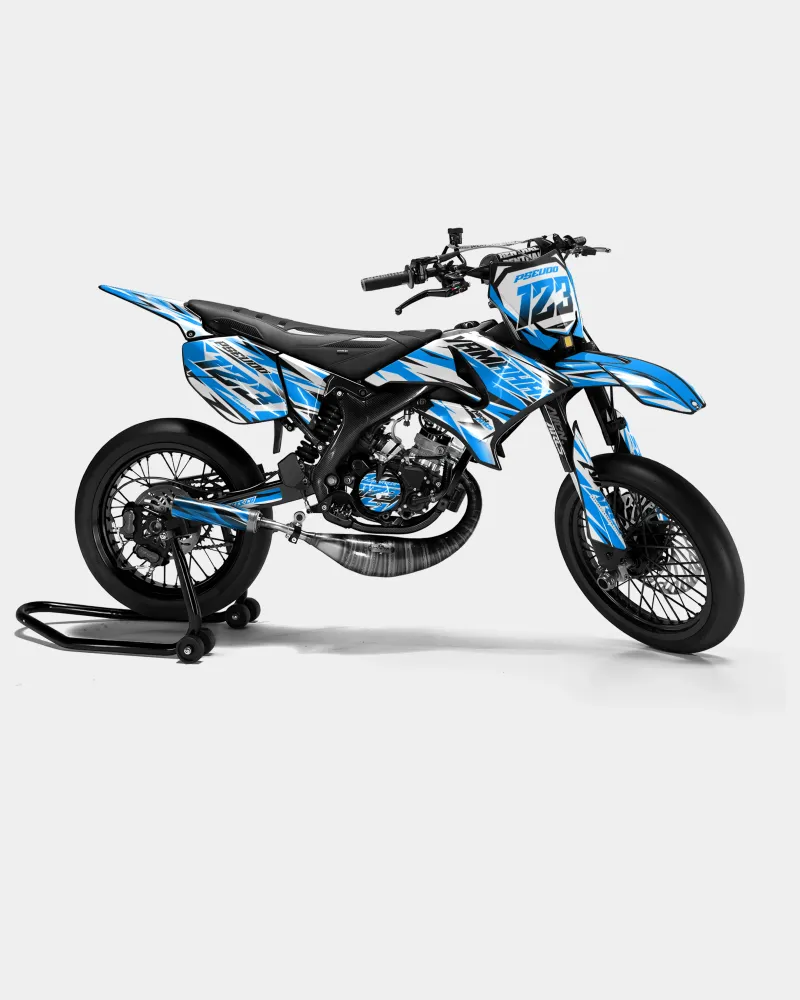 FABLE - Kit decorativo YAMAHA DT 50cc - Blu