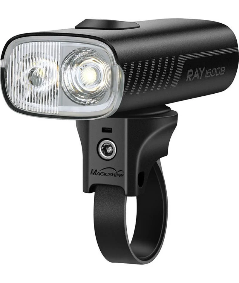 FANALINO ANTERIORE LED BIANCO RAY 1600B USB-C CON TELECOMANDO