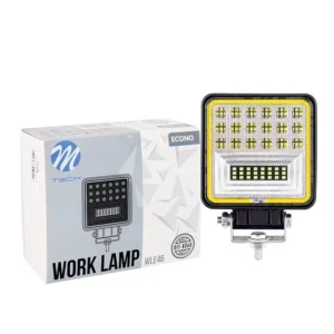 Faro di Lavoro M-TECH ECONO 4" 42xSMD3030 +Halo - Square 42W 10-30V Spot COD:3RWLE46