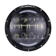 FARO LED ANTERIORE 7' 80W ABB./ANABB.ADATTO PER MOTO/JEEP