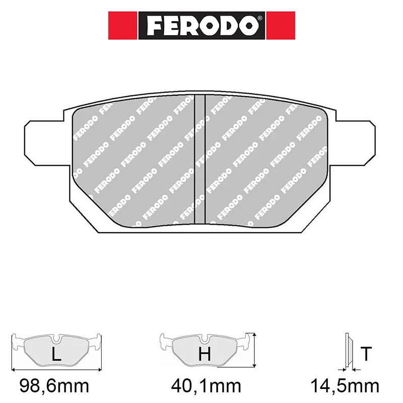 Ferodo - Kit pastiglie freno (FCP4430)