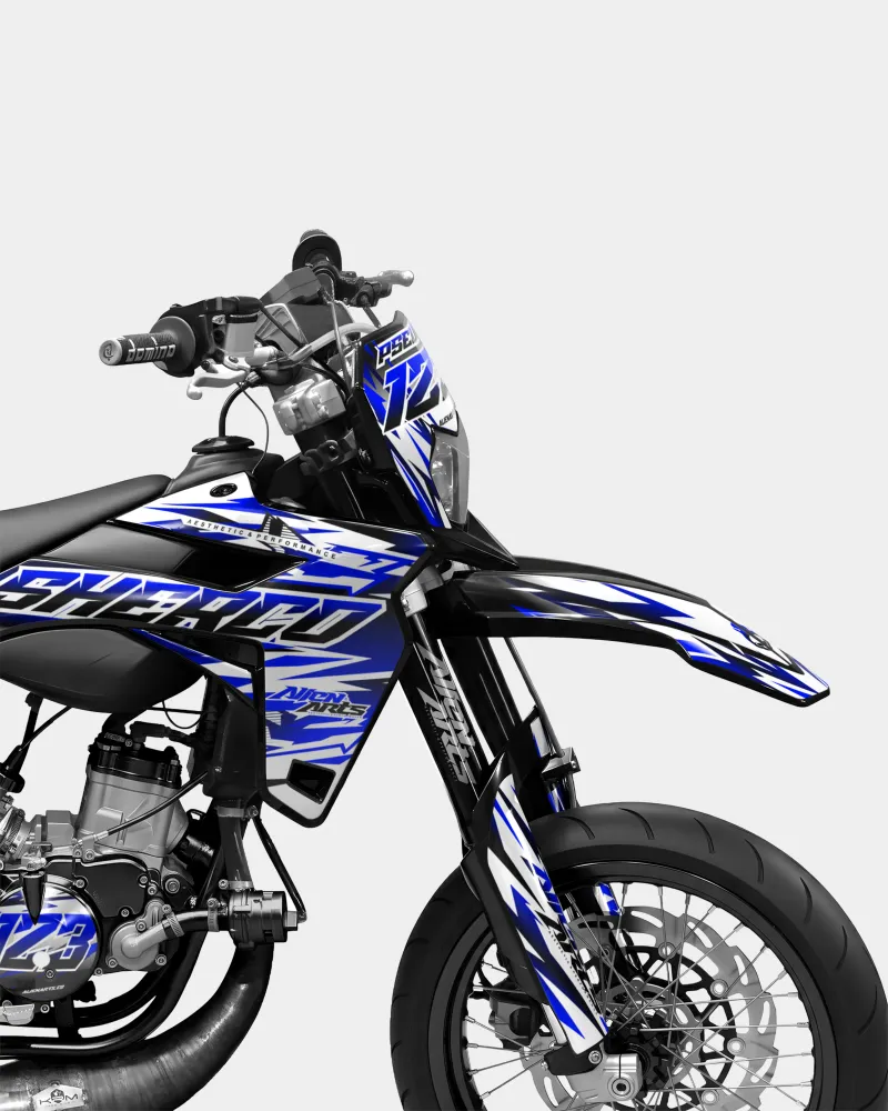 FIKA - Kit decorativo SHERCO 50cc - Blu scuro