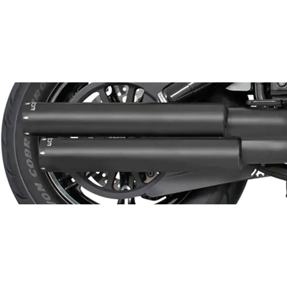 Freedom Performance Silenziatori Signature Slip-On neri per Indian