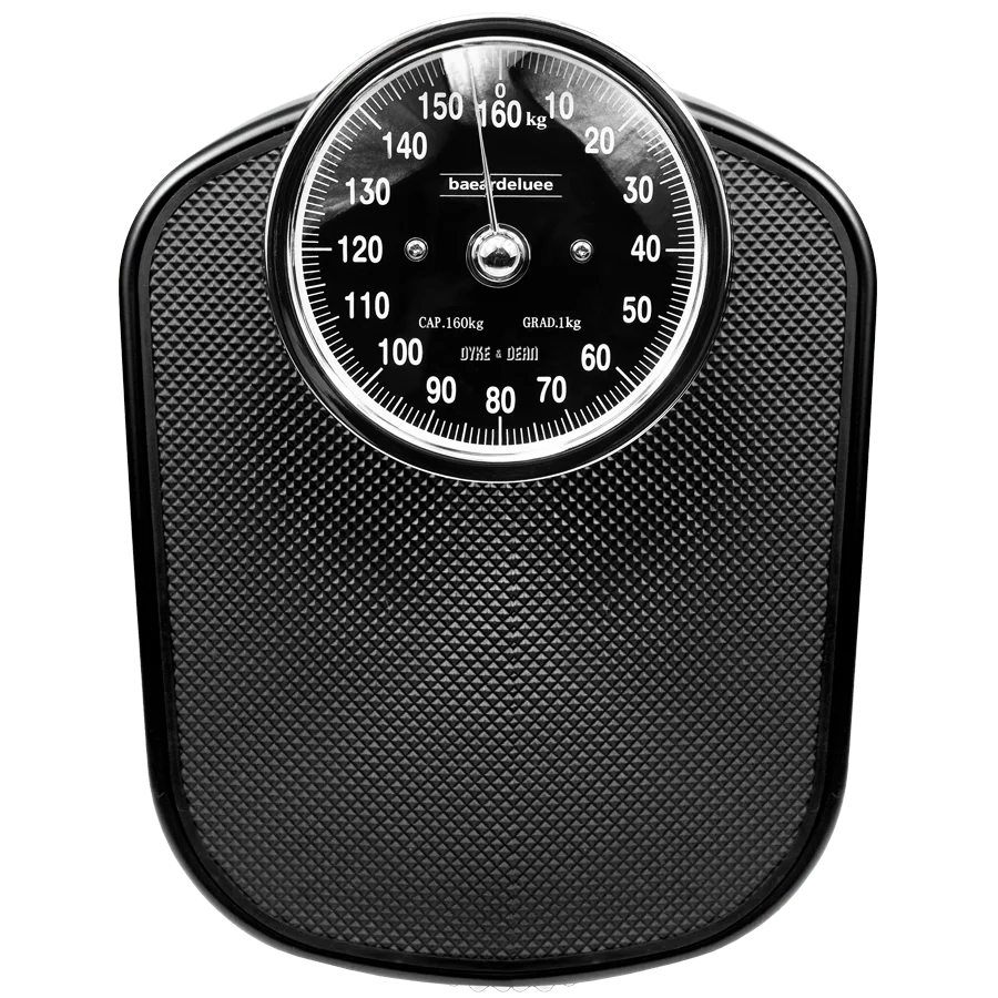BILANCIA DA BAGNO QUADRANTE FRANCESE NERO FRENCH DIAL
