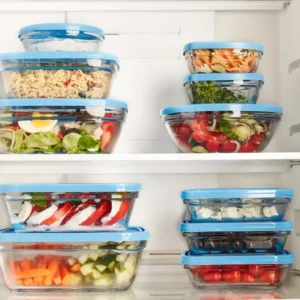 Freshbox - Set di 3 contenitori quadrati multi-dimensioni