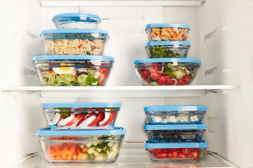 Freshbox - Set di 3 contenitori quadrati multi-dimensioni